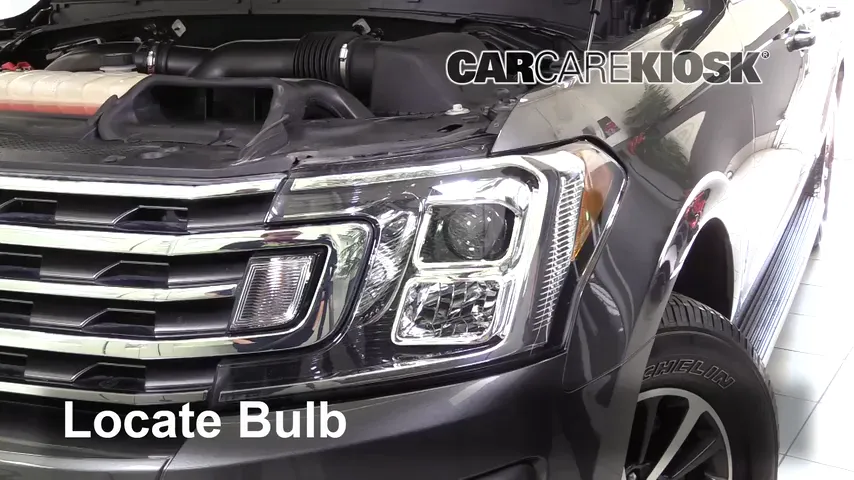 2018 Ford Expedition Max XLT 3.5L V6 Turbo Lights Headlight (replace bulb)